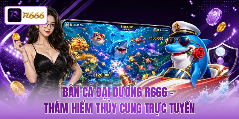 Bắn Cá Đại Dương R666 - Thám Hiểm Thủy Cung Trực Tuyến