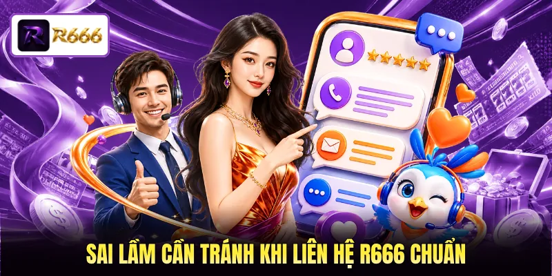 Sai lầm cần tránh khi liên hệ R666 chuẩn Sai lầm cần tránh khi liên hệ R666 chuẩn