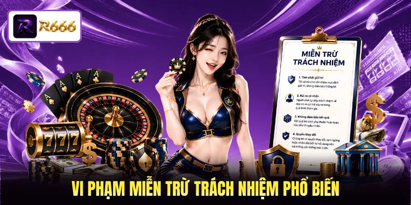 Vi phạm miễn trừ trách nhiệm phổ biến